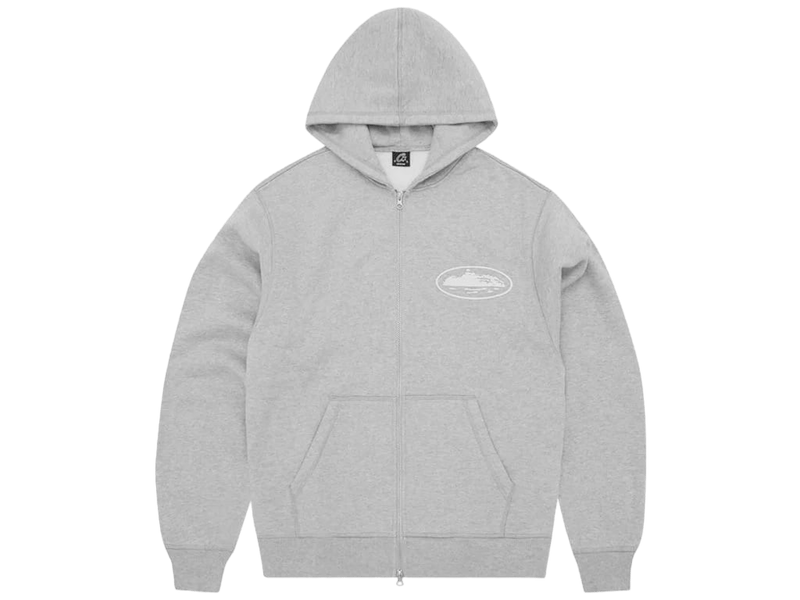 Corteiz Island Puff Print Zip Hoodie