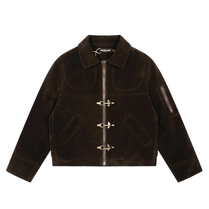 Suede Toggle Jacket