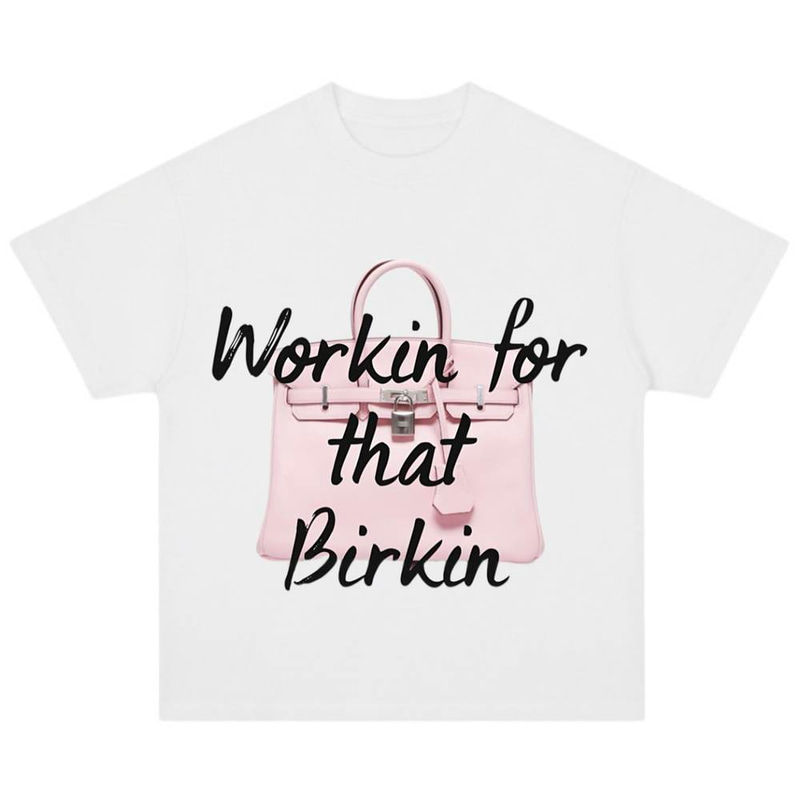 PINK BIRKIN GRAPHIC TEE