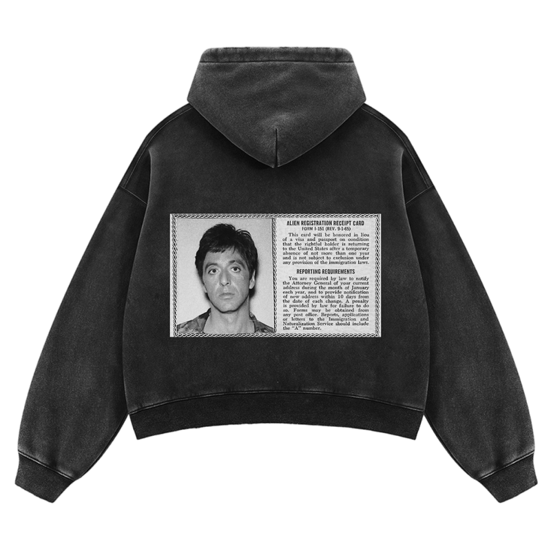 AL PACINO MUGSHOT HOODIE