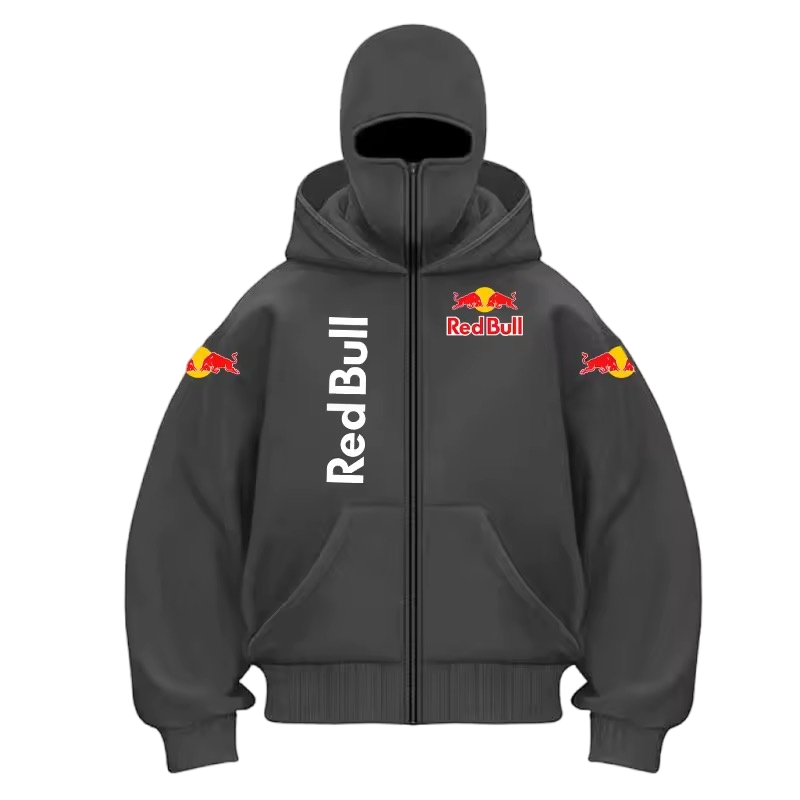 RED BULL BROKEN WINGS ZIP-UP HOODIE