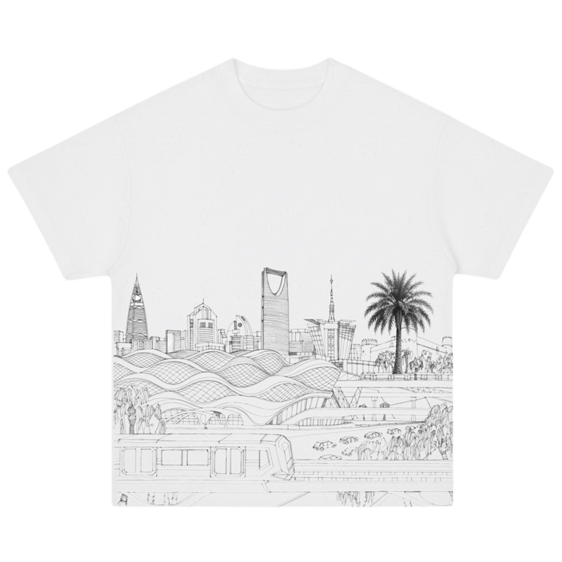 RIYADH BLUEPRINT TEE