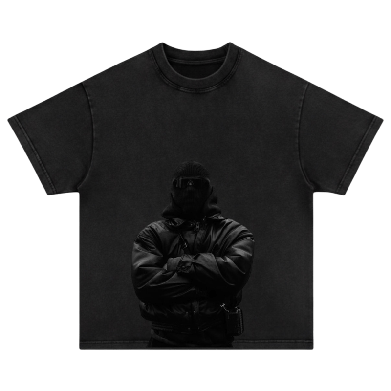 BALACLAVA CROSS ARMS TEE