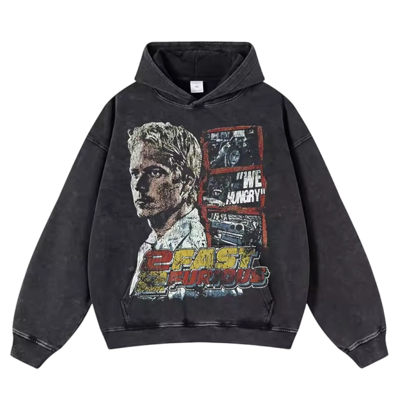 2 FAST 2 FURIOUS VINTAGE HOODIE