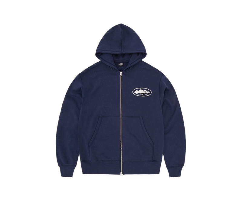 Corteiz Island Puff Print Zip Hoodie