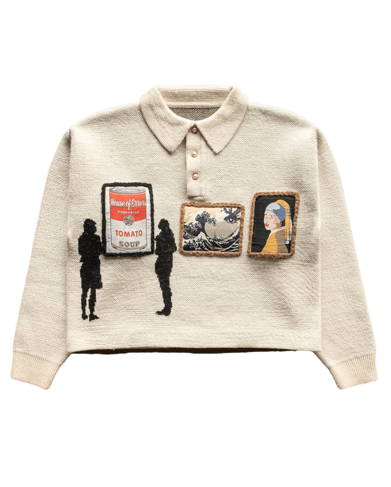 HOUSE OF ERRORS - ART GALLERY KNIT POLO