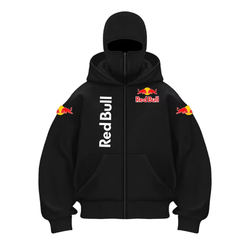 RED BULL BROKEN WINGS ZIP-UP HOODIE