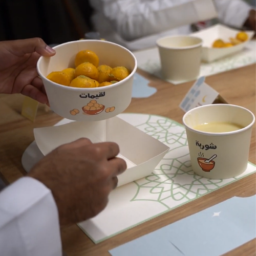   علب ورقية للقيمات-50 حبة