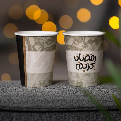 كوب رمضان كريم 9 أونص - 50 حبة