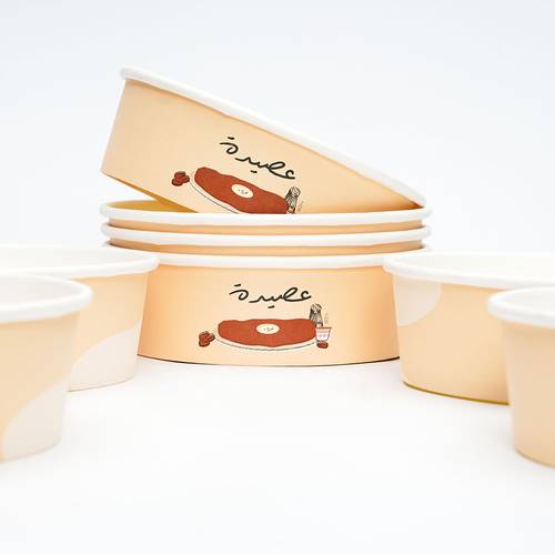  علب ورقية للعصيدة-50 حبة