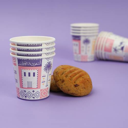 أكواب السعودية العظمى 4 أونص - 50 حبة