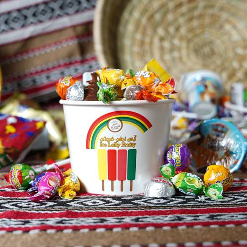 علب ورقية ايس لولى فروتى -50 حبة