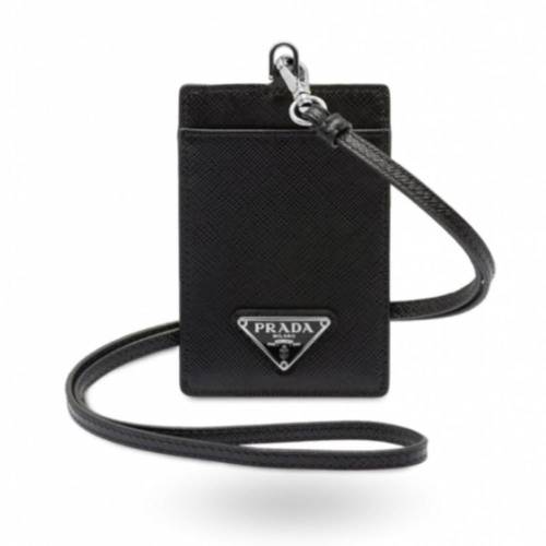 PRADA حامل بطاقات جلد 'سافيانو