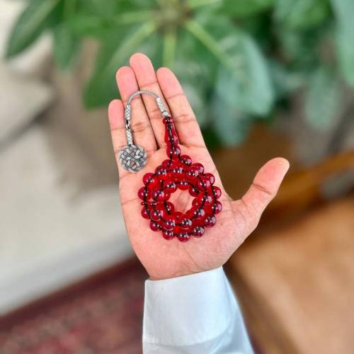مسباح فاتوران أحمر شفاف 33