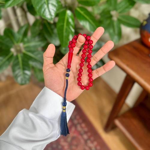 مسباح بكلايت عنابي 33 كركوشة