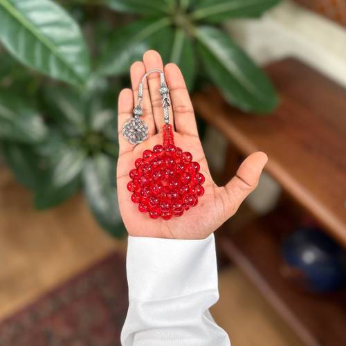مسباح زعفراني برتقالي شفاف