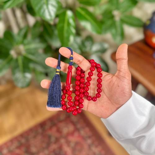 مسباح بكلايت عنابي غامق كركوشة