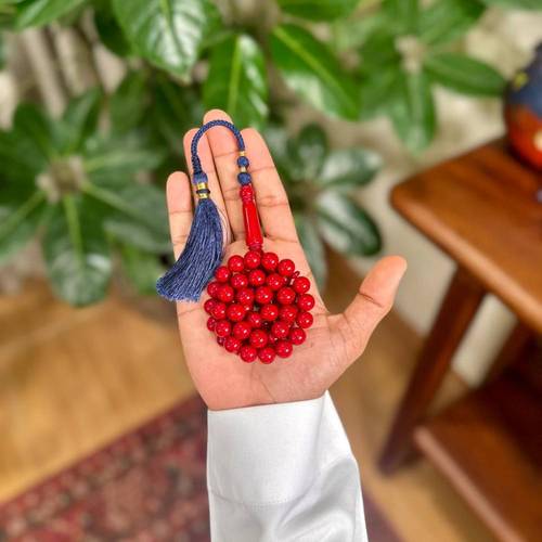 مسباح بكلايت عنابي غامق كركوشة