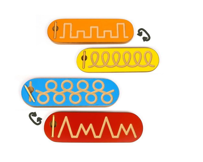 لوحة تعليم الكتابه وجهين Pre-Writing Board Set - 2 Sets
