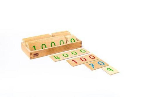 منتسورى األرقام من 9000-1  Numerals 1 - 9000 Small
