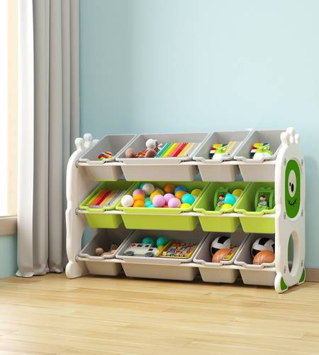 Green Plastic Multi-Storage Unit 
