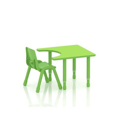 Special Needs Wooden Table - Green