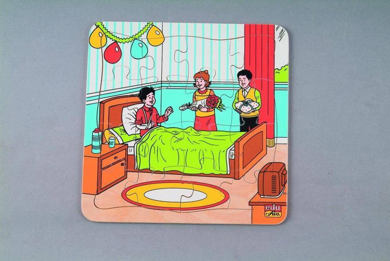 العاب تركيب - الأخلاقيات زيارة المريض  Good Manner Puzzles - Visiting The Sick