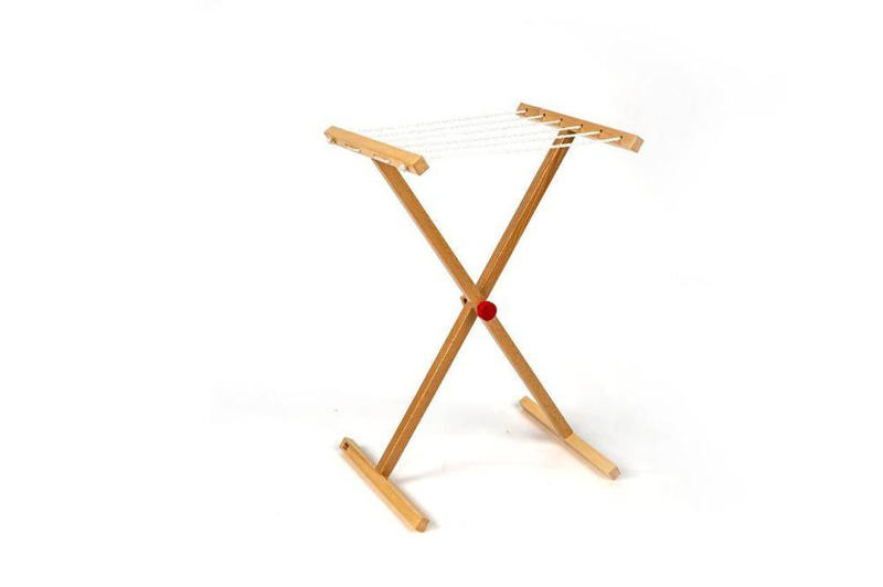 المنشر الجديد2  Fun Pretend Clothes Rack Wooden