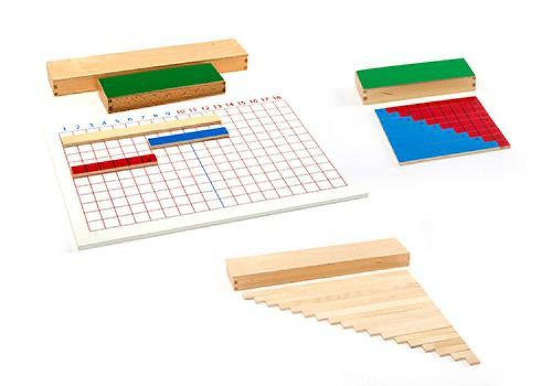 لوحة الطرح بالمساطر االخشبية  Strip Board Subtraction
