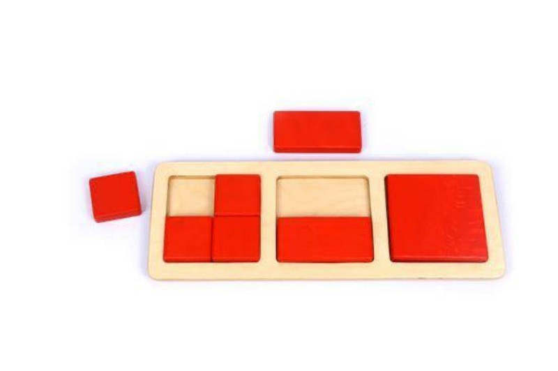 منتسورى لوحة المربعات والمستطيلات  Squares and Rectangles