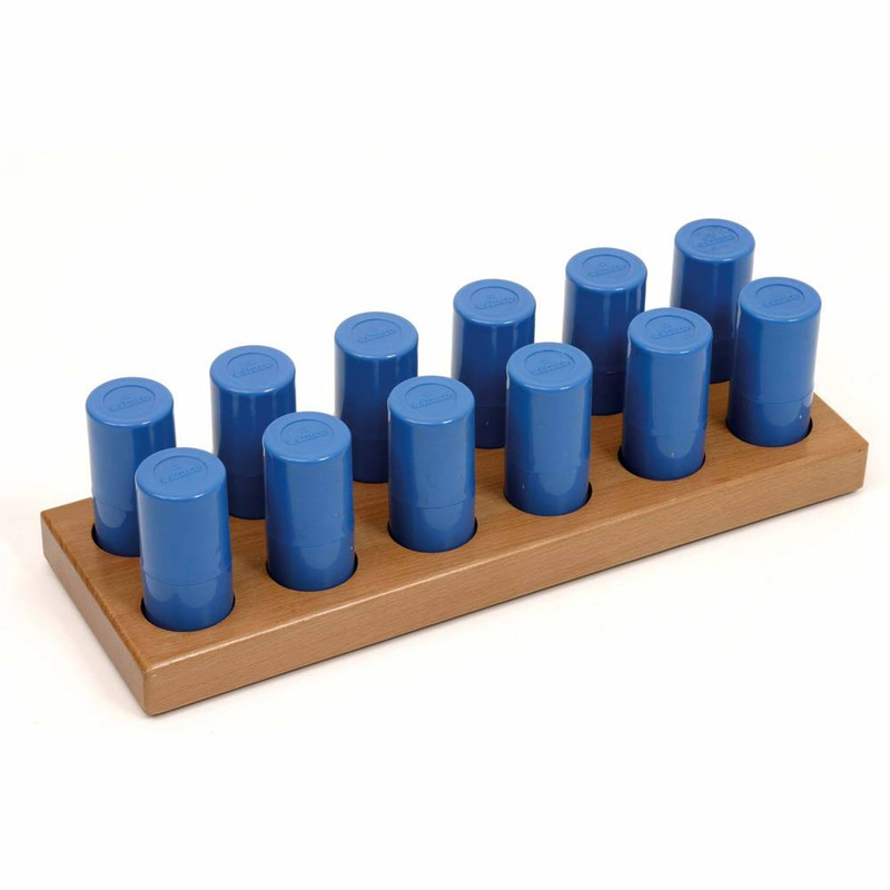 Weight Tubes – 12 Plastic Tubes with Various Weights (Explore Difference Between Heavy and Light, Abstract Thinking)
