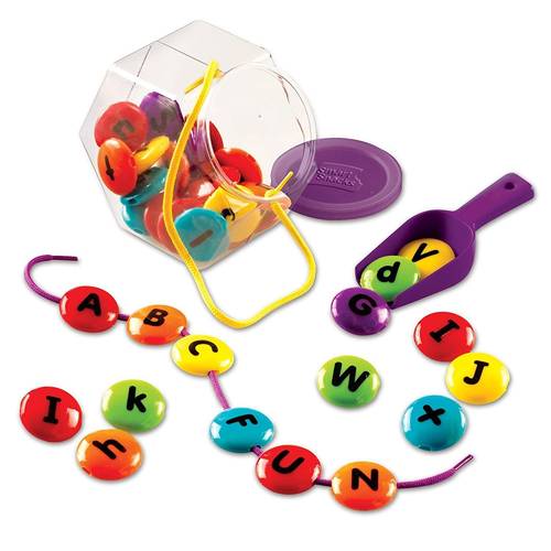 Alphabet Lacing & Stringing Sweets (26 Letter Sweets)