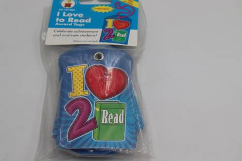 I Love to Read Award Tags – 30 Cards