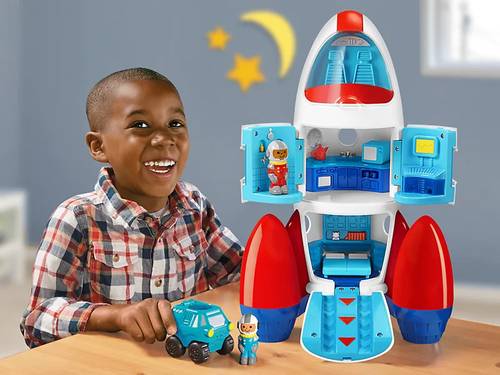 Play & Explore Rocket – 3 Levels, Includes Rover (16.5