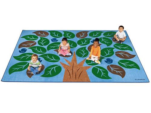 Colors of Nature Large Classroom Carpet – 3x4m (Calming Natural Tones, Soft & Luxurious Texture)