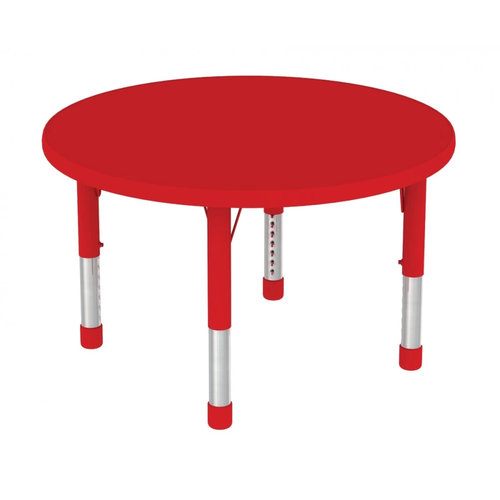 Multi-Level Round Table 110 cm - Red
