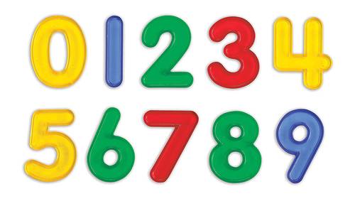 Transparent Numbers – 0 to 9 (10 Numbers for Light Table Exploration of Color, Light, Counting & Sequencing)