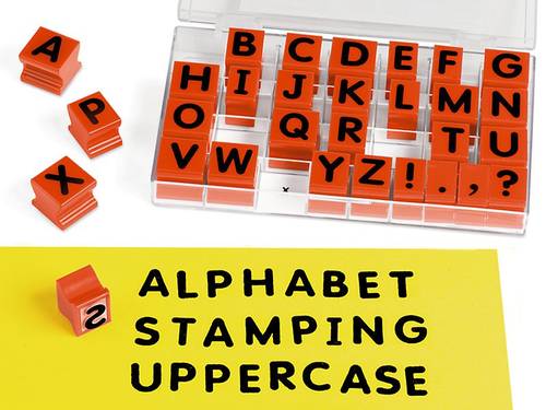 Rubber Stamp Alphabets – Uppercase Stamps (Big, Bold 4