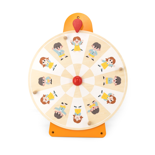 Wall-Mounted Rotating Movement & Facial Expressions Board (Motor Skills & Expression)