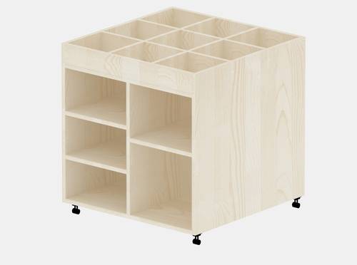 Art Supplies Storage Unit