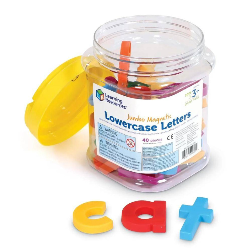 Jumbo Magnetic Lowercase Letters – 40 Pieces