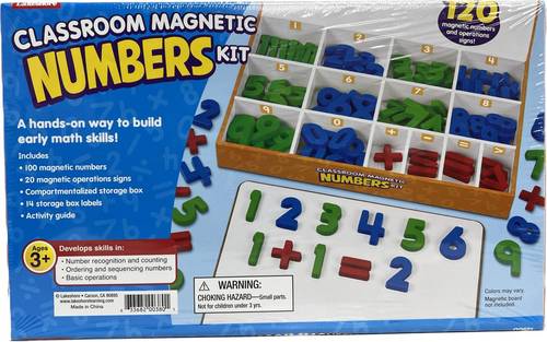Classroom Magnetic Numbers Kit – (100 Magnetic Numbers & 20 Operations Signs, Hands-On Way to Build Early Math Skills)