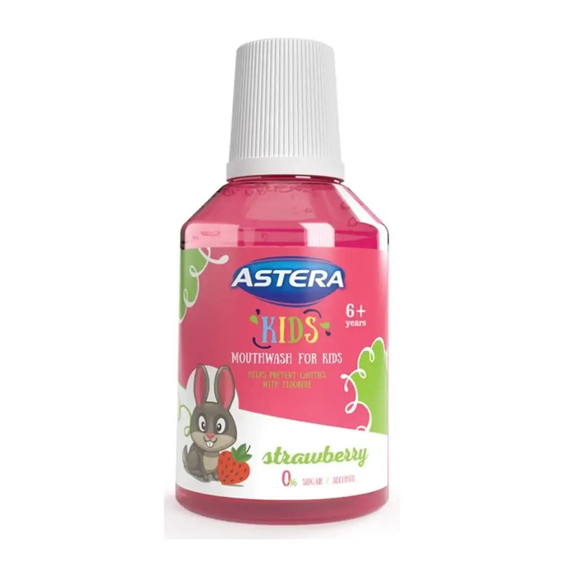 Estera Strawberry Mouthwash for Kids + 6 Years 300ml
