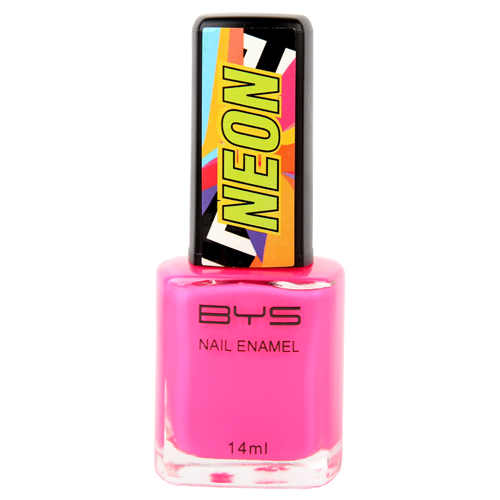 Neon Nail Polish Poppin Pink BYS