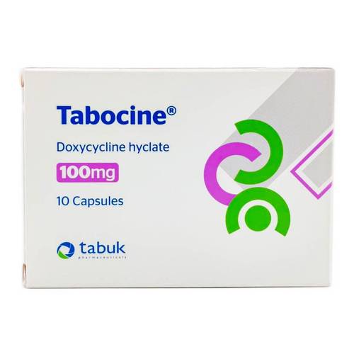 تابوسين 100 مجم 10 كبسولة