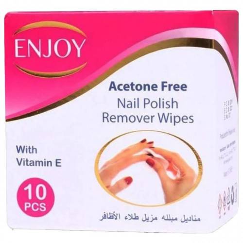 Enjoy Nail Polish Remover Wipes 10 pcs