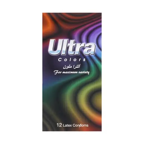 Ultra Color Condoms 12 Pcs