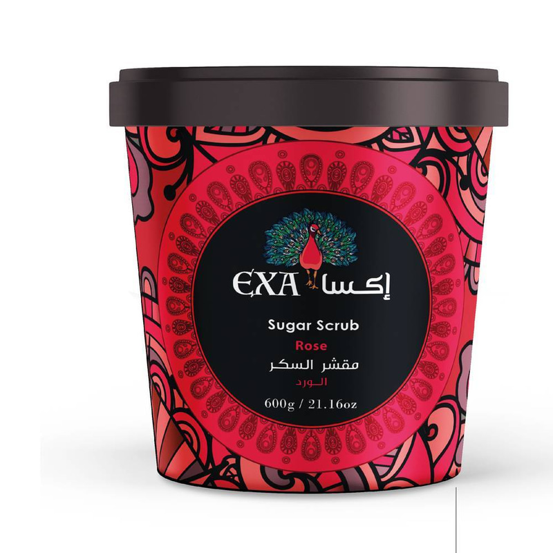 Exa Rose Sugar Scrub 600g
