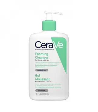 CeraVe Foaming Facial Cleanser for Normal to Oily Skin 473ml