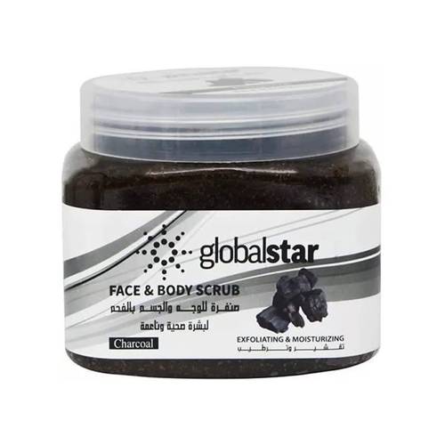 Global Star Charcoal Face & Body Scrub 500ml